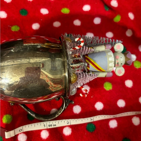 Handmade silver cup Nutcracker With all the trimmings Christmas tree 🌲 Gifts 🎁 - Picture 6 of 8